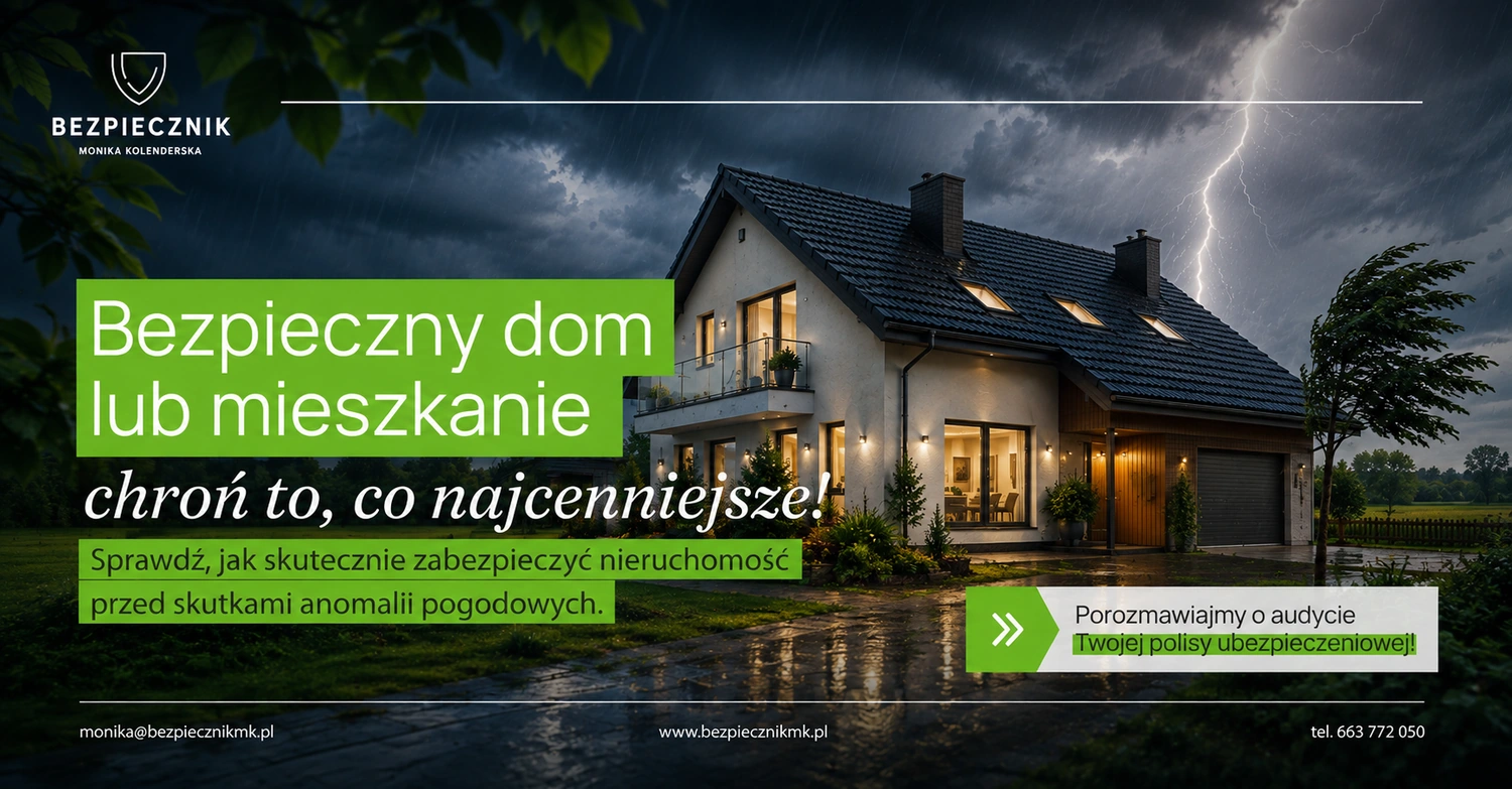 Bezpieczny dom na Kujawach: Jak chronić nieruchomość przed skutkami anomalii pogodowych?